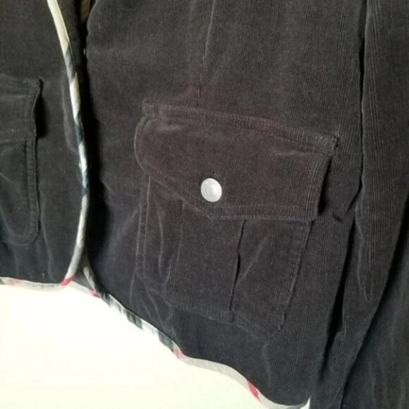 Burberry Brown Corduroy Blazer Single Breasted - Picture 11 of 14